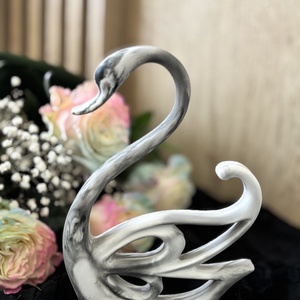 Ceramic Swan, Casa & Stil de viata, Accesorii pentru decorat casa, Decoratiuni de masa si decoratiuni pentru rafturi , Decoratiuni de masa, Ceramica, ARTYNOS