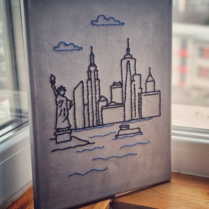 Tablou canvas New York, Casa & Stil de viata, Accesorii pentru decorat casa, Picturi murale, Tablouri/picturi pe panza, Broderie, Pictura, ARTYNOS