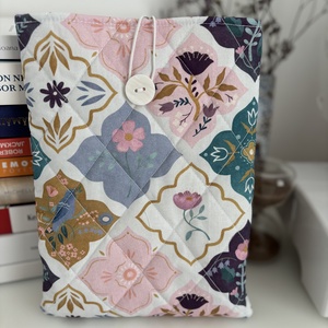 Husa florala carte, Carti si creatii cu tematica muzicala, cadouri, Husa de carte, Cusatura, ARTYNOS