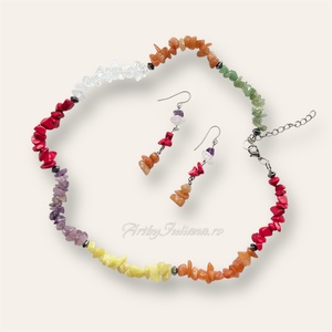 Set handmade pietre semipretioase Multicolor - Artynos.ro