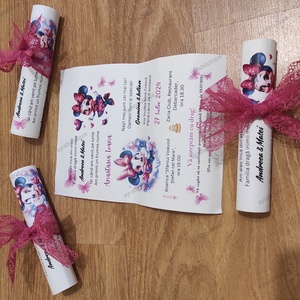 Invitatii botez sau nunta rulate - Artynos.ro