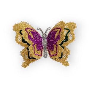 Brosa Fluture Dublu Auriu Elegance  Stralucire si rafinament  - Artynos.ro