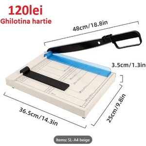 Cutter de hartie tip ghilotina, taietor hartie, Accessorii si unelte, Hartie, Alte hartii, Altele, ARTYNOS