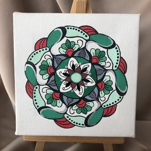 Mandala Pictata, Arte vizuale si accesorii , Picturi, Pictura acrilica, , ARTYNOS