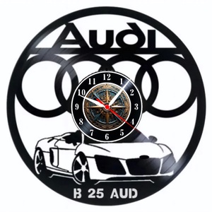 AUDI-ceas de perete(personalizabil), Casa & Stil de viata, Accesorii pentru decorat casa, Decoratiuni de pereti, decoratiuni suspendate, Ceasuri de perete, , ARTYNOS