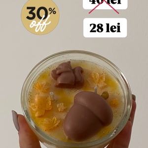 Lumanare parfumata Cinnamon orange 125g - Artynos.ro