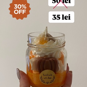 Lumanare parfumata mini Sweet milkshake 160g - Artynos.ro