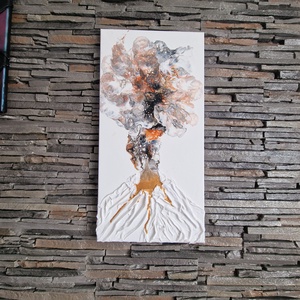  Tablou canvas Vulcanul  din vis , Casa & Stil de viata, Accesorii pentru decorat casa, Picturi murale, Panouri si tablouri, panouri decorative, Obiecte pictate, Pictura, ARTYNOS