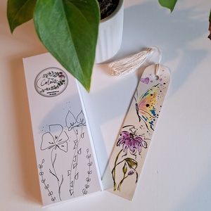Semn de carte pictat, Carti si creatii cu tematica muzicala, cadouri, Semn de carte, Pictura, ARTYNOS