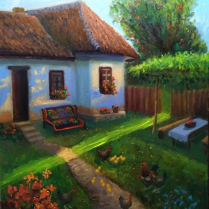 Pictura ulei Aievea, Arte vizuale si accesorii , Picturi, Pictura in ulei, Pictura, ARTYNOS