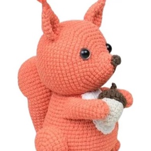 VEVERITA CU GHINDA, Jucarii si echipamente pentru copii, Plusuri, Figurine de plus, Crosetat, Cusatura, ARTYNOS