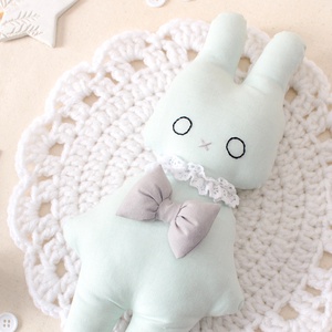 Jucarie soft toy iepuras menta, Jucarii si echipamente pentru copii, Jucarii si accesorii pentru copii, Papusi de joaca, Broderie, Papusi si fabricare de marionete, ARTYNOS