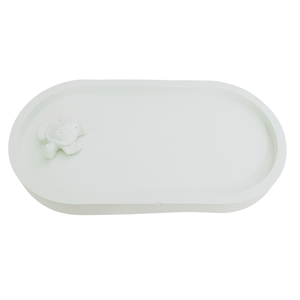 Suport tava ipsos Handmade 17.5 x 9.5 cm, Casa & Stil de viata, Accesorii pentru decorat casa, Decoratiuni de masa si decoratiuni pentru rafturi , Decoratiuni de masa, Turnare in gips, ARTYNOS