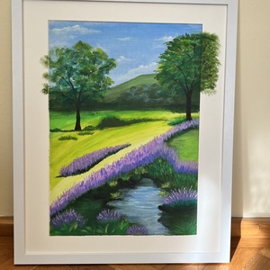 Miros de lavanda, Arte vizuale si accesorii , Picturi, Acuarele picturi, Obiecte pictate, ARTYNOS