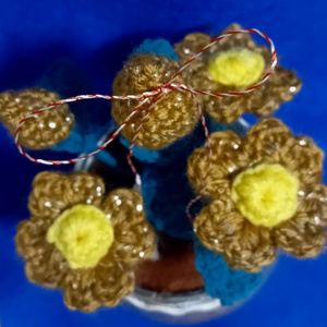 Floare in ghiveci, Arte vizuale si accesorii , Alte arte, Crosetat, ARTYNOS
