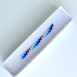 Bratara din margele de sticla - small lightning, Bijuterii, Bratari, Bratara cu margele, Broderie, Confectionarea bijuteriilor, ARTYNOS