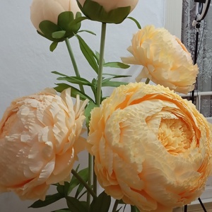 Bujori giganti din hartie floristica, Casa & Stil de viata, Accesorii pentru decorat casa, Suport de flori, Accesorii florale, Arta de hartie, Aranjament de flori, ARTYNOS