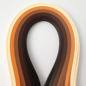 Hartie quilling maro 5 nuante 1 mm/3 mm/5 mm, pentru bijuterii, tablouri, decoratiuni Craciun, A01, Accessorii si unelte, Hartie, Alte hartii, Arta de hartie, ARTYNOS