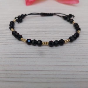 Bratara handmade cu bilute de aur de 14k  de 2,5 mm , Bijuterii, Bratari, Bratara cu margele, Innoda, ARTYNOS