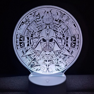 Calendar Star Wars - lampa LED, Casa & Stil de viata, Lampi si corpuri de iluminat, Lampa de masa, Gravare, pirogravura, ARTYNOS