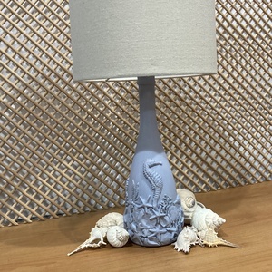 Veioza unicat de inspiratie marina, Casa & Stil de viata, Lampi si corpuri de iluminat, Lampa de masa, Lucrare cu argila, Obiecte pictate, ARTYNOS