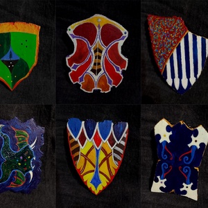 Magneti cu diverse motive heraldice - pereche de doi, Casa & Stil de viata, Accesorii pentru echipamente de bucatarie, Decoratii de bucatarie, Magneti de frigider, , ARTYNOS