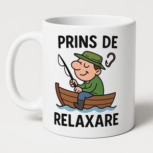 Cana personalizata pentru pescari+1 breloc gratuit la comanda - Artynos.ro