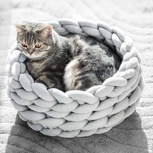 Culcus pisici tricotat , Casa & Stil de viata, Accesorii pentru animale , Paturi si echipamente pisici, Impletitura, ARTYNOS