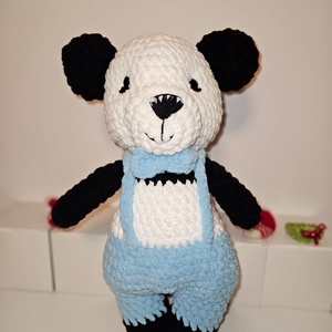 Urs panda pufos, Jucarii si echipamente pentru copii, Plusuri, Ursulet de plus, Crosetat, Cusatura, ARTYNOS