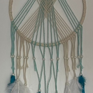 Dream catcher sau captator de vise, Casa & Stil de viata, Accesorii pentru decorat casa, Decoratiuni de pereti, decoratiuni suspendate, Capcana de vise, Impletituri, broderie cu margele, Innoda, ARTYNOS