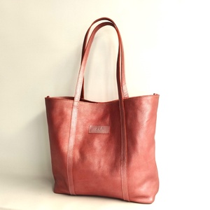 Geanta shopper din piele roz, cu interior detasabil care poate fi folosit si separat Granada 010 Extra, Geanta si husa, Geanta pentru cumparaturi, Geanta shopper, geanta tote, geanta textila, Cusatura, Pielarie, ARTYNOS