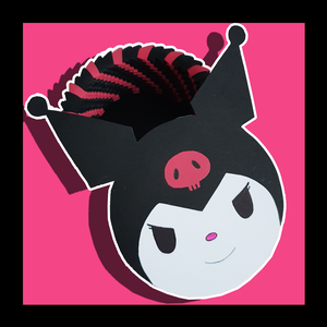 Cutie 3D origami iepuras Kuromi Sanrio - Artynos.ro