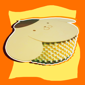 Cutie 3D origami catel Pompurin Sanrio - Artynos.ro
