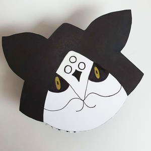 Cutie origami 3D pisica Masked Apprentice Ace Attorney - Artynos.ro