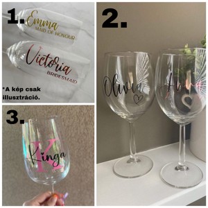 Ochelari personalizati cu inscriptii! :), Casa & Stil de viata, Accesorii pentru echipamente de bucatarie, Accesorii de servire, Pahare vin, , ARTYNOS