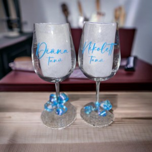 Se numeste pahar de vin sau pahar de sampanie pentru martori., Casa & Stil de viata, Accesorii pentru echipamente de bucatarie, Accesorii de servire, Pahare vin, , ARTYNOS