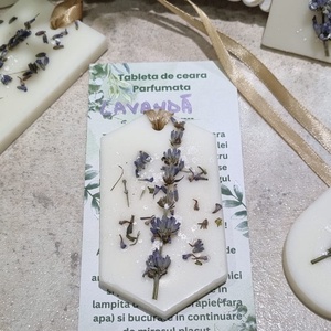 Tableta parfumata din ceara - Lavanda - Artynos.ro