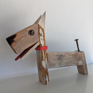 Sweet dog, Arte vizuale si accesorii , Sculptura, Statuie lemn, Prelucrarea lemnului, ARTYNOS