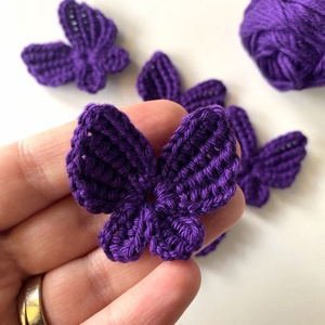 Fluturasi crosetati pentru proiecte personale, handmade. - Artynos.ro