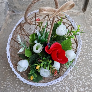 Umbrela cu flori, Casa & Stil de viata, Accesorii pentru decorat casa, Decoratiuni de pereti, decoratiuni suspendate, Decoratiuni perete, macramé, Impletitura, ARTYNOS