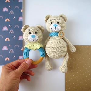 Set jucarii crosetate ursulet Teddy - Artynos.ro
