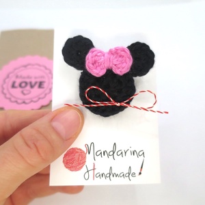 Minnie Mouse, martisor crosetat  - Artynos.ro