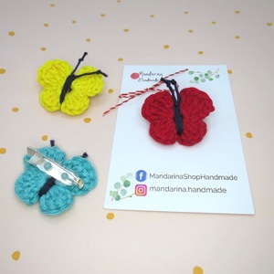 Fluturas mic, martisor crosetat  - Artynos.ro