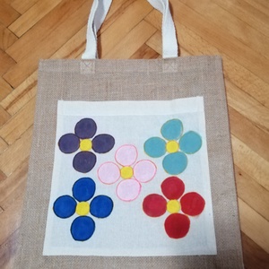 Geanta tote din iuta , Geanta si husa, Geanta pentru cumparaturi, Geanta shopper, geanta tote, geanta textila, Pictura, ARTYNOS