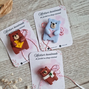 Brosa Martisor Urs - Artynos.ro