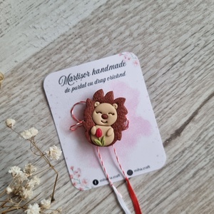 Brosa Martisor Arici cu lalea - Artynos.ro