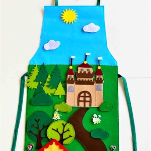  Șorț de basm cu castel - Artynos.ro