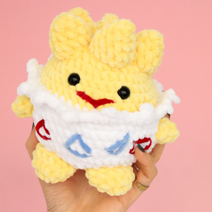 Jucarie Togepi mare - Pokemon crosetat  - Artynos.ro