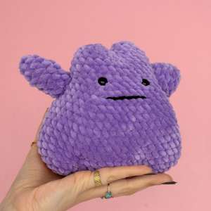 Jucarie Ditto mica - Pokemon crosetat  - Artynos.ro