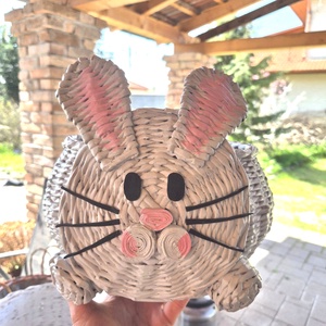Cos de depozitare iepuras din rachita, Casa & Stil de viata, Materiale de depozitare si sortare, Cosuri depozitare, Impletirea cosurilor nuiele, ARTYNOS